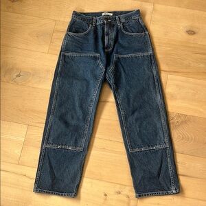 Rudy Jude distressed blue utility jeans 3 hardly worn